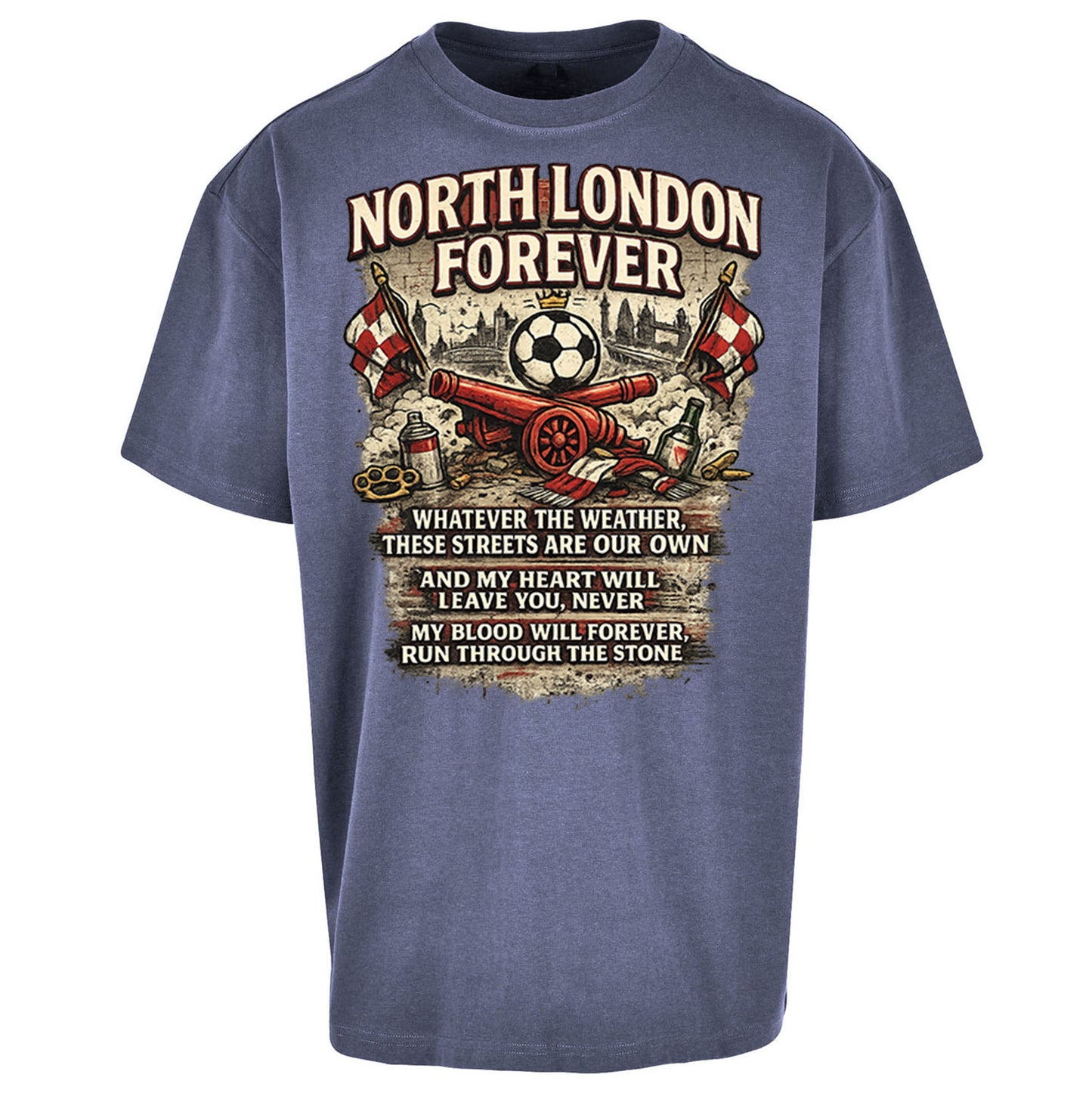 Arsenal North London Forever Oversized T Shirt