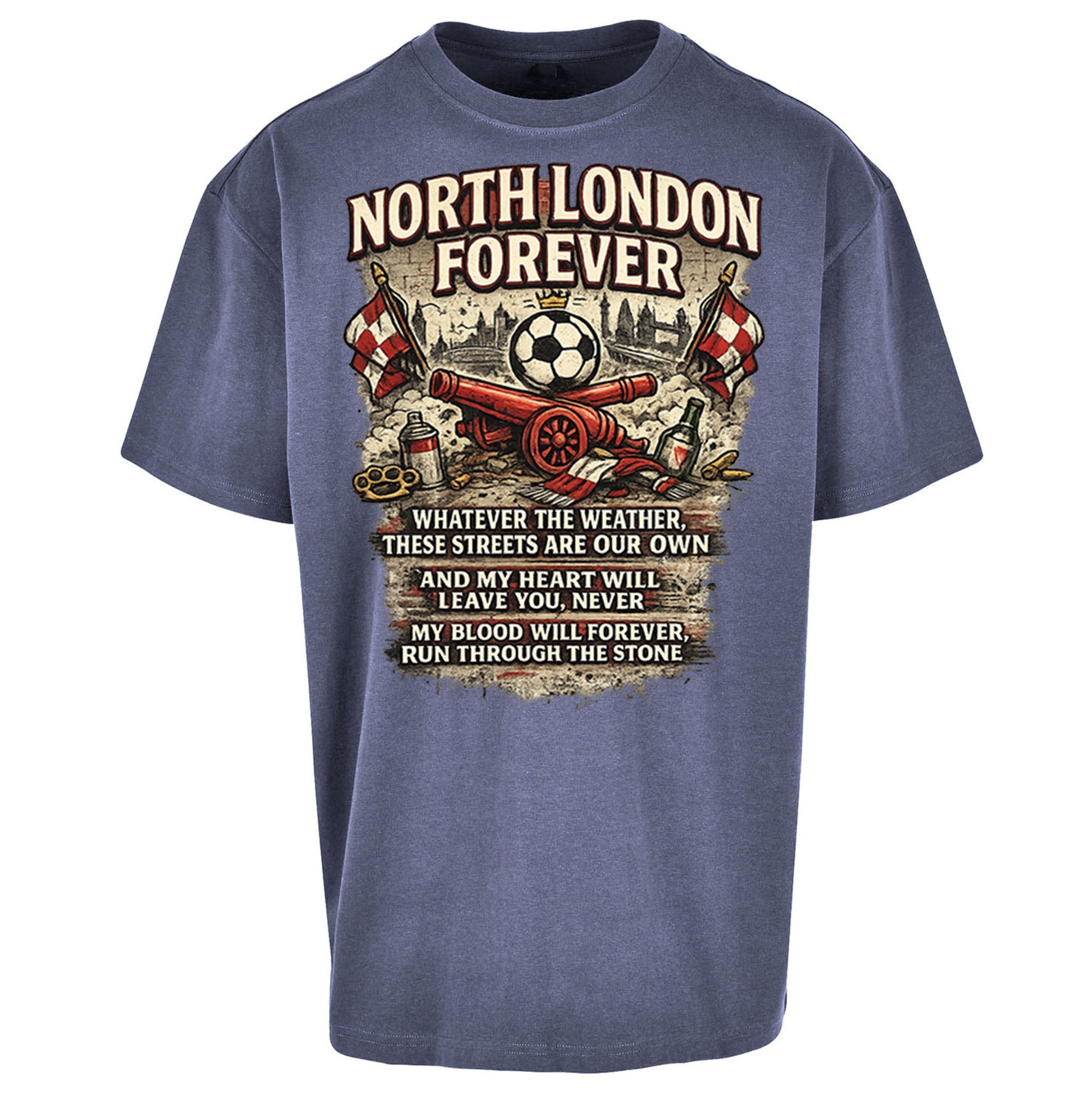 Arsenal North London Forever Oversized T Shirt