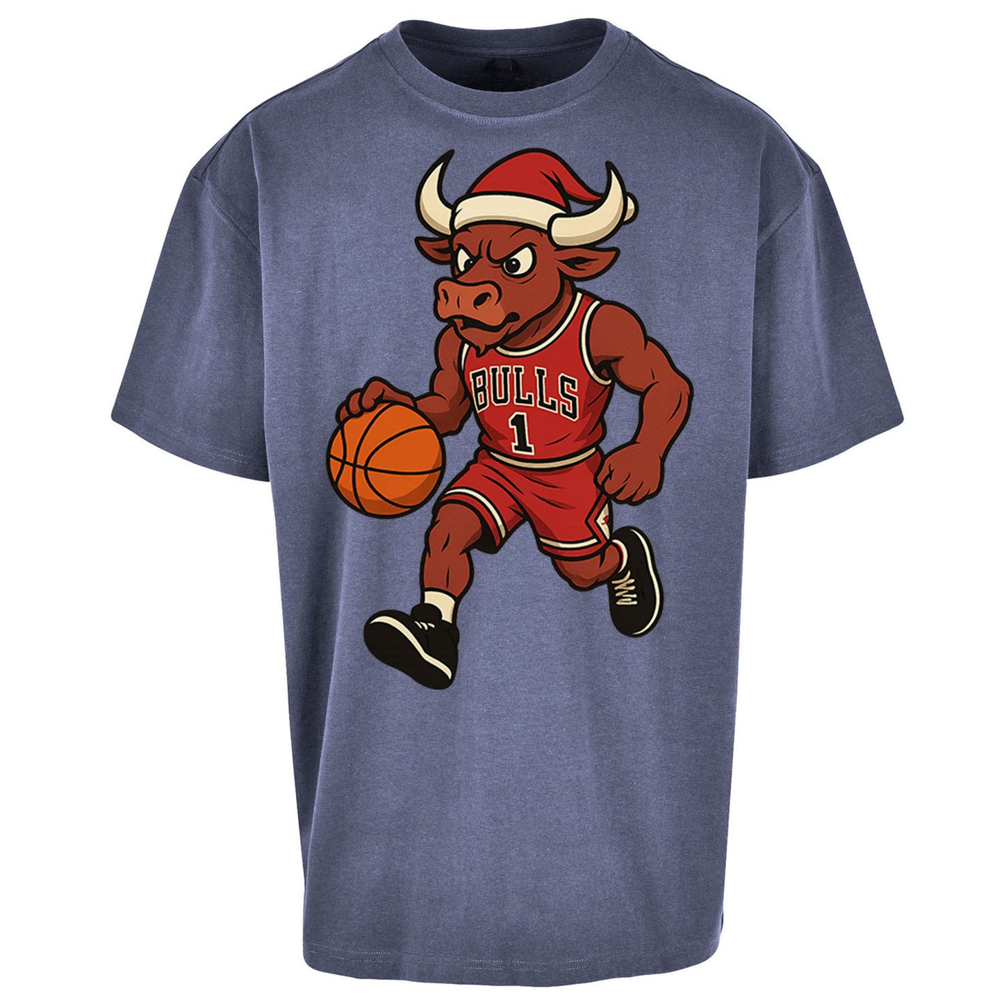 Chicago Bulls Christmas Oversized T Shirt