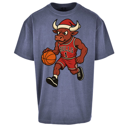 Chicago Bulls Christmas Oversized T Shirt