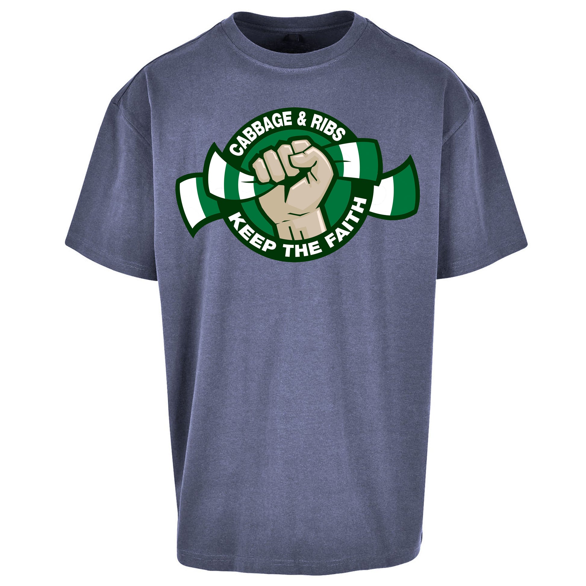 Hibernian Fans Football Oversized T Shirt