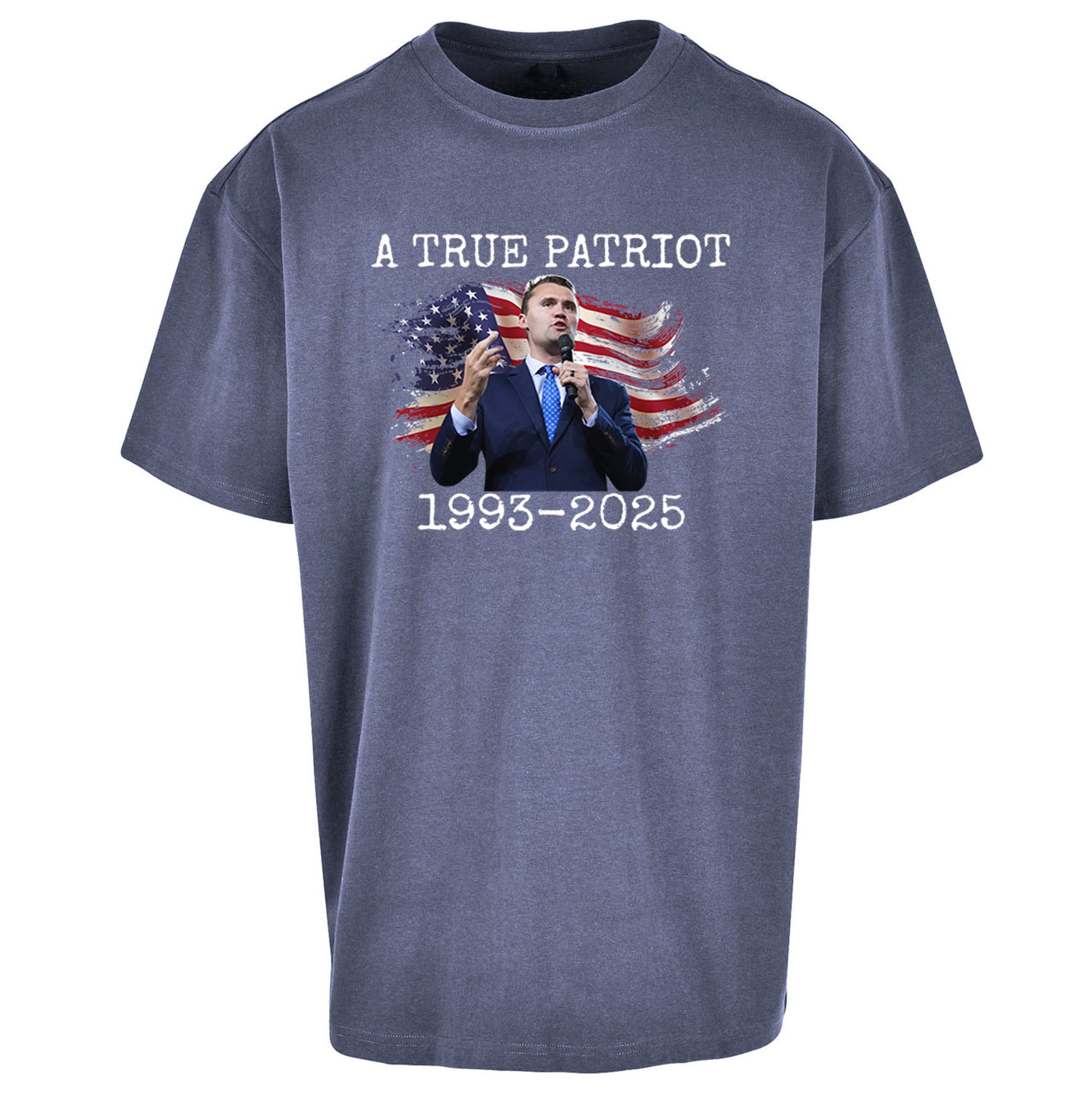 Charlie Kirk Tribute Oversized T Shirt
