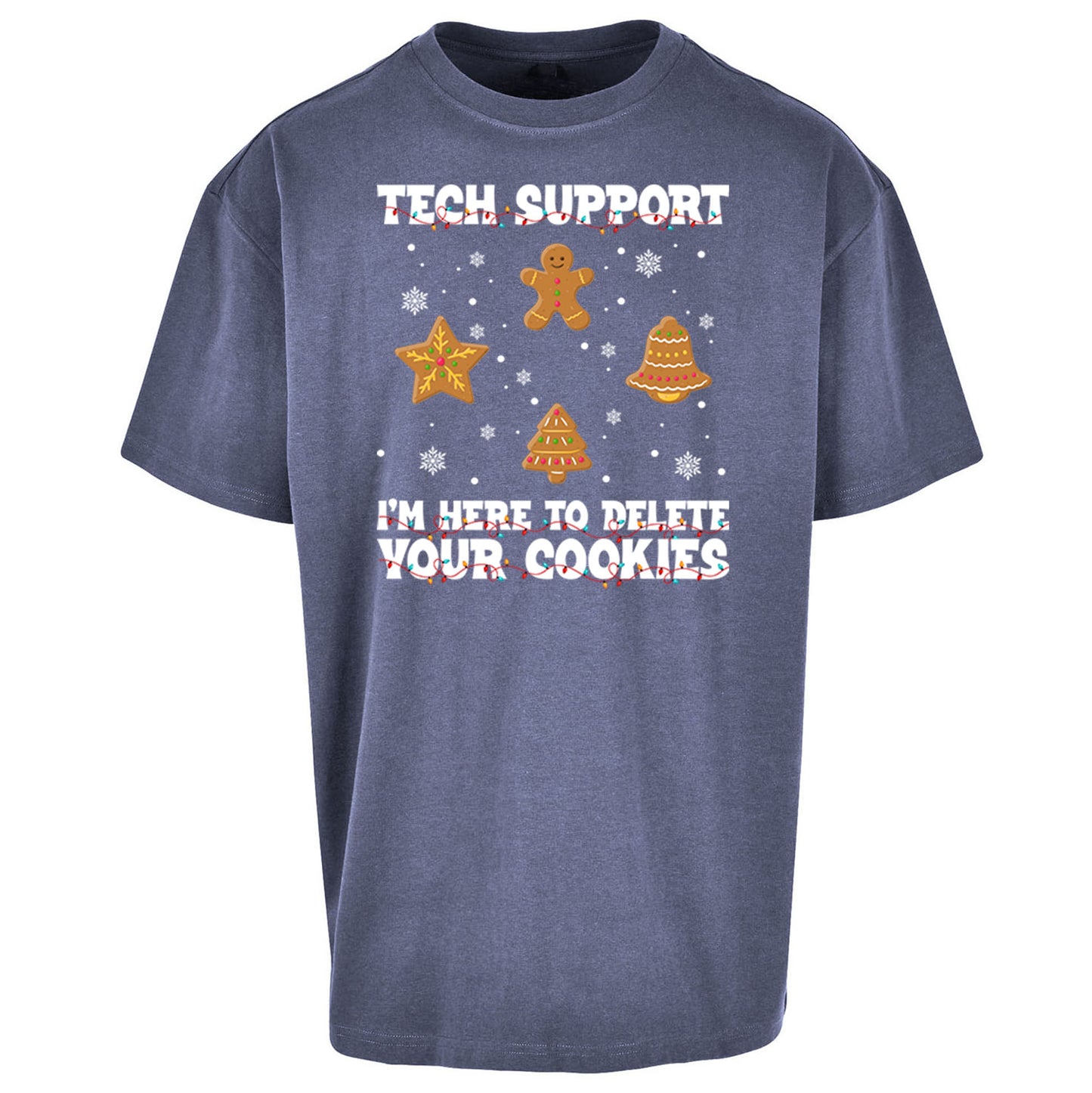 Delete Cookies Oversized T Shirt 