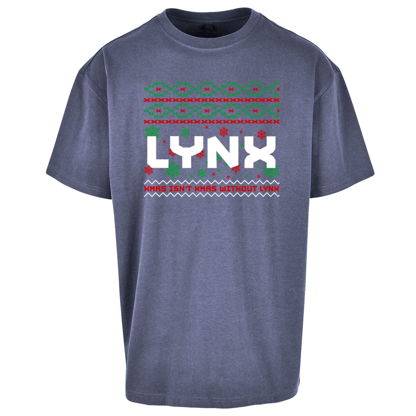 Lynx Christmas Oversized T Shirt
