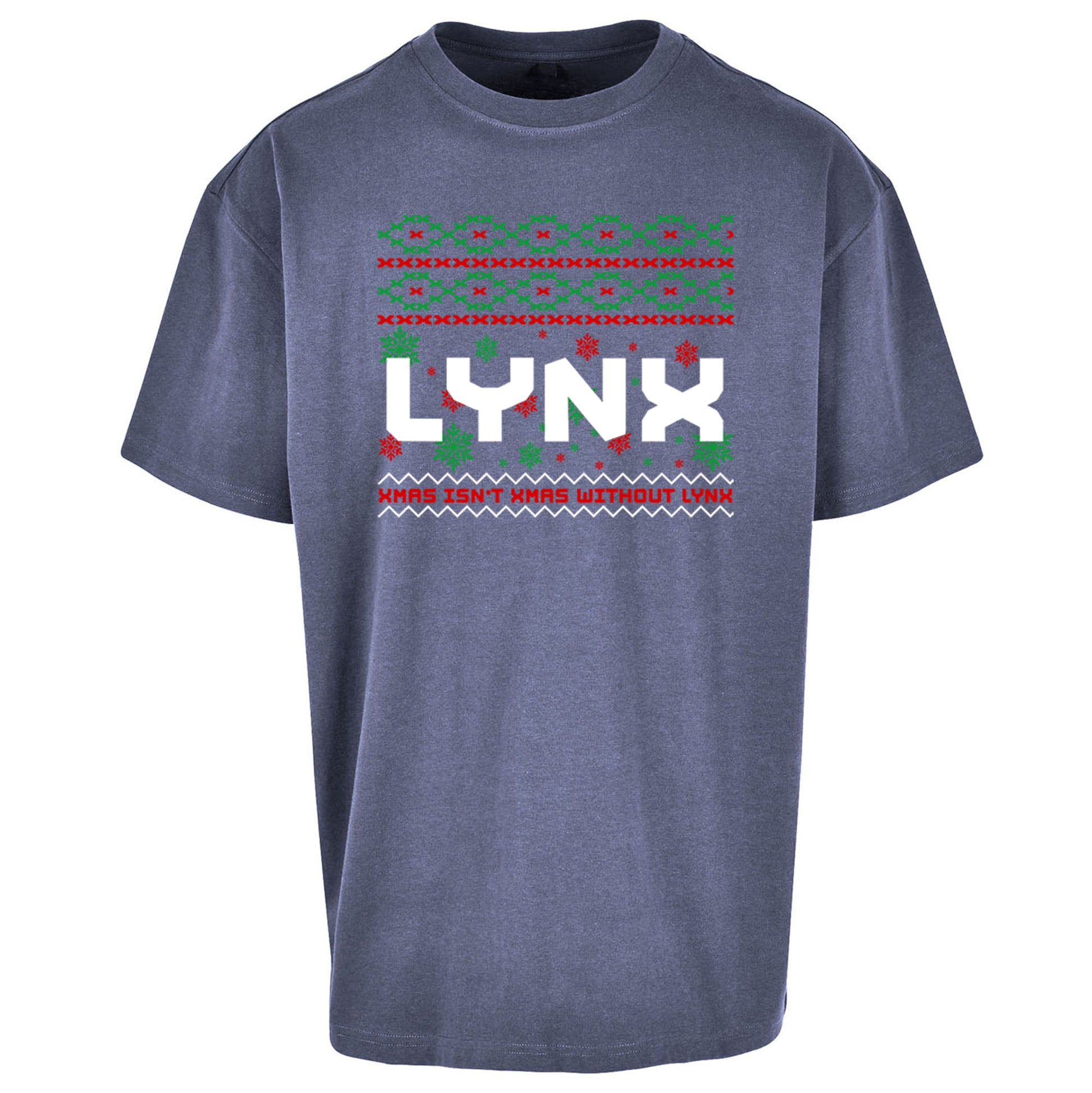 Lynx Christmas Oversized T Shirt