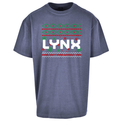 Lynx Christmas Oversized T Shirt
