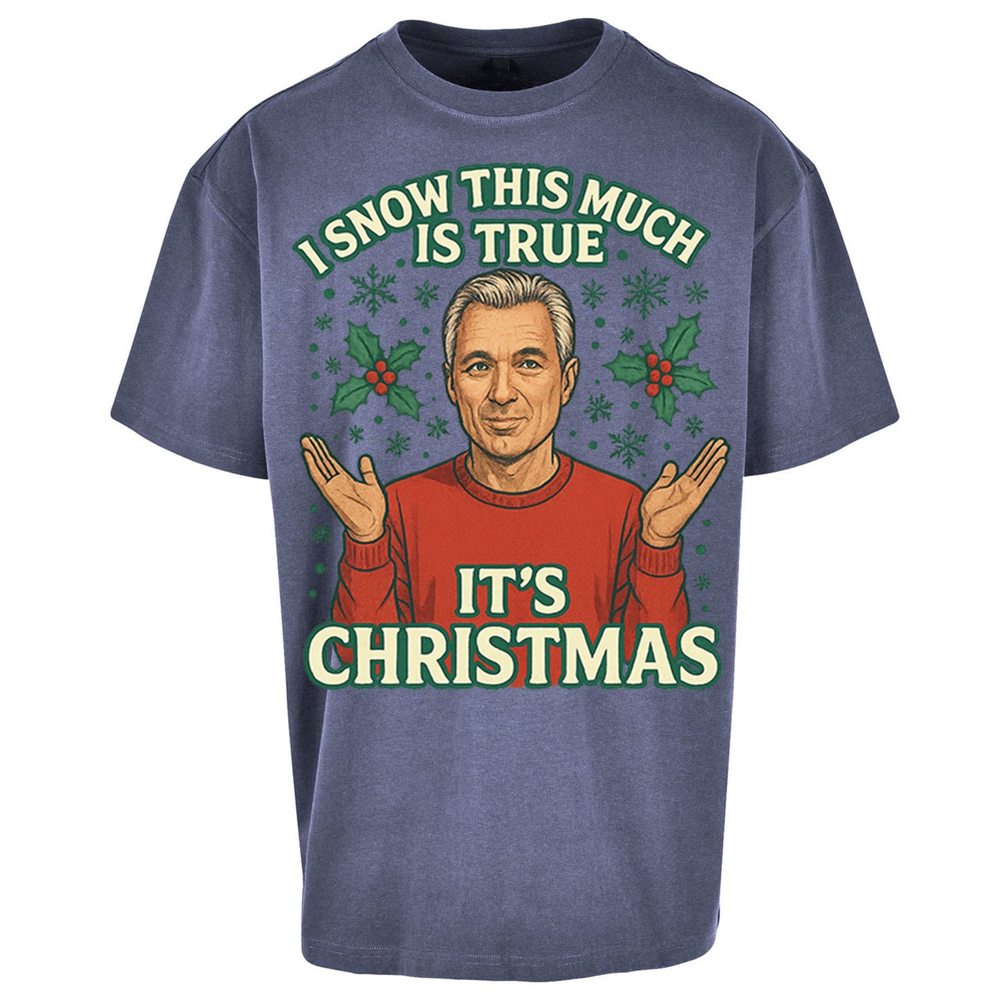 Martin Kemp Christmas Oversized T Shirt