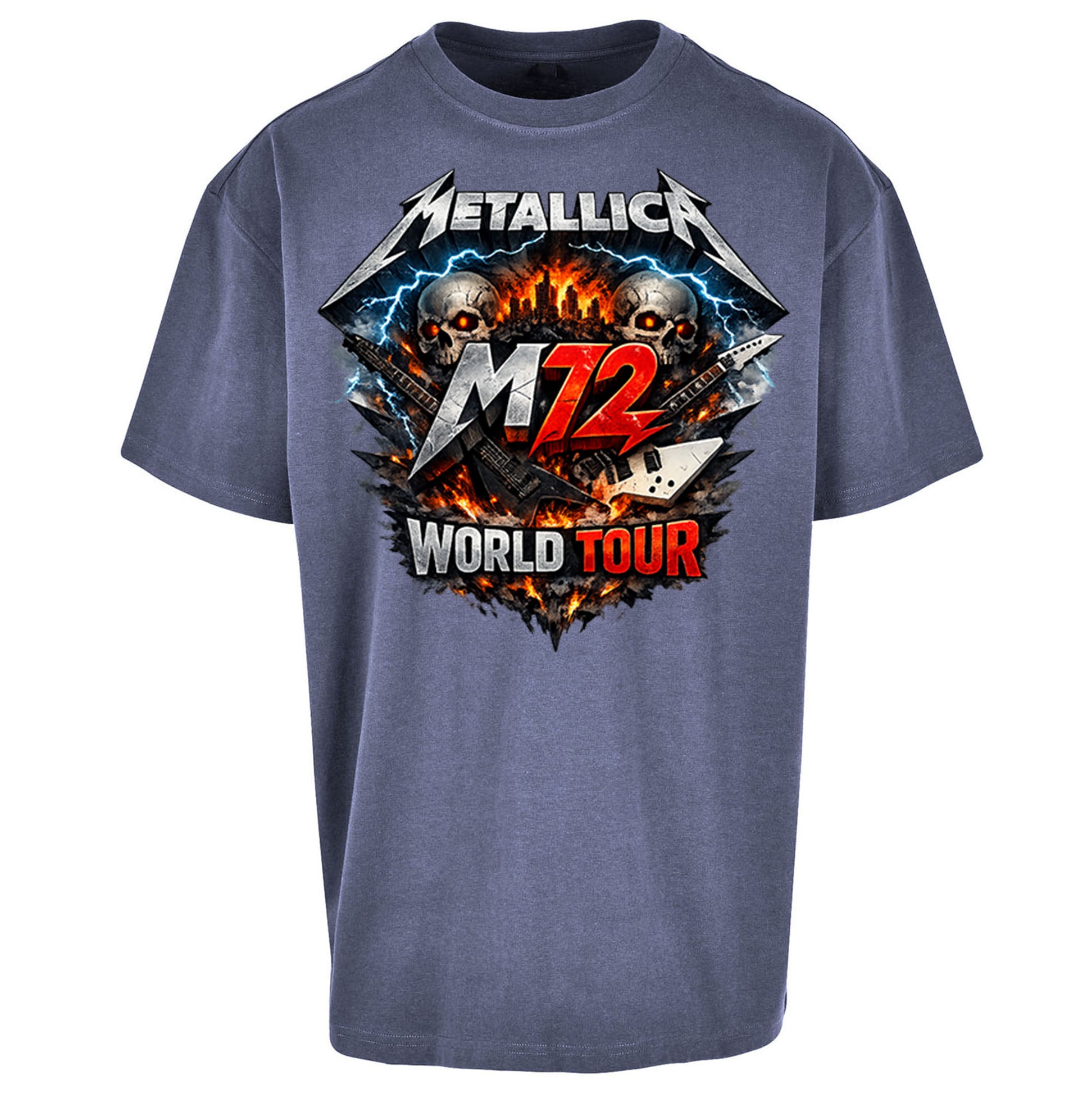 Metallica M72 World Tour Oversized T Shirt