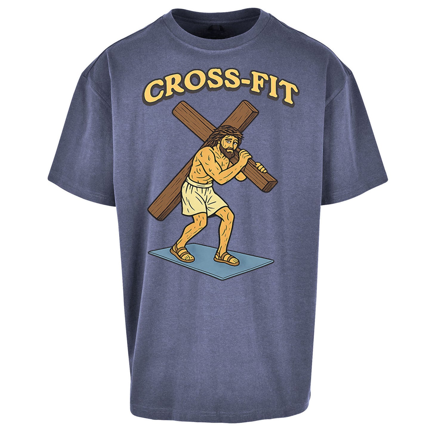 Jesus Cross Fit Oversized T Shirt