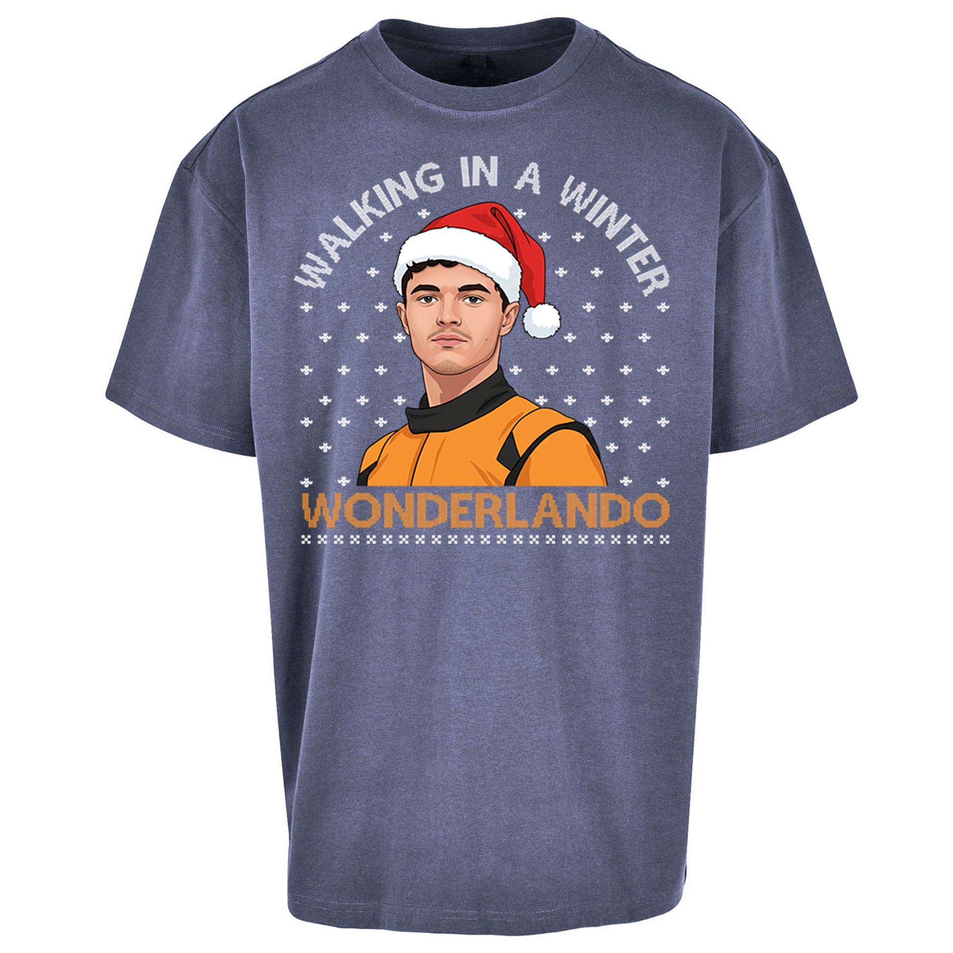 Lando Norris Christmas Oversized T Shirt 