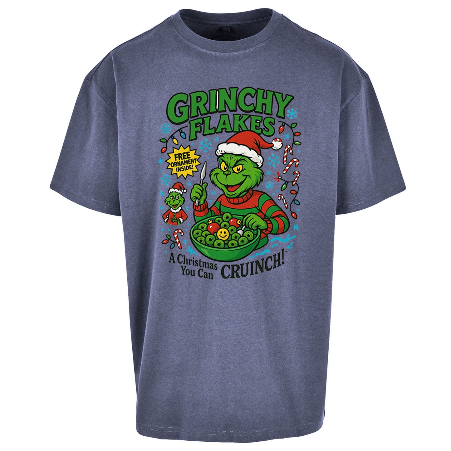 Grinch Christmas Oversized T Shirt