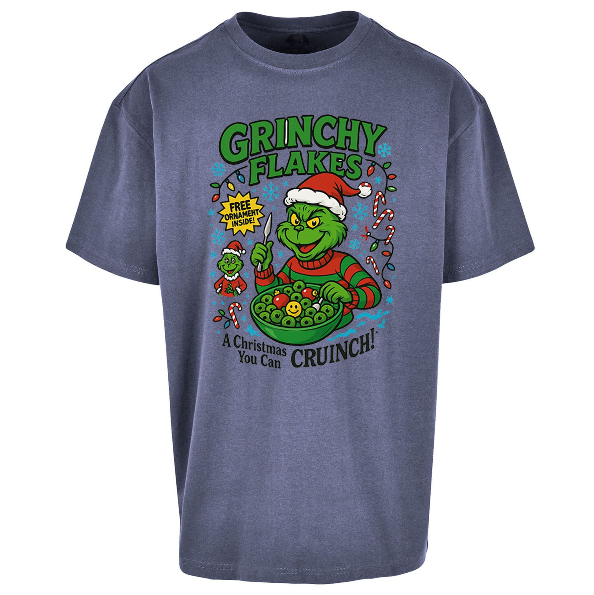 Grinch Christmas Oversized T Shirt