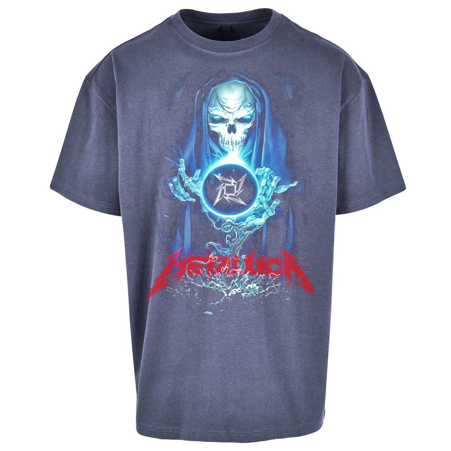 Metallica Skellington Sorcerer Oversized T Shirt