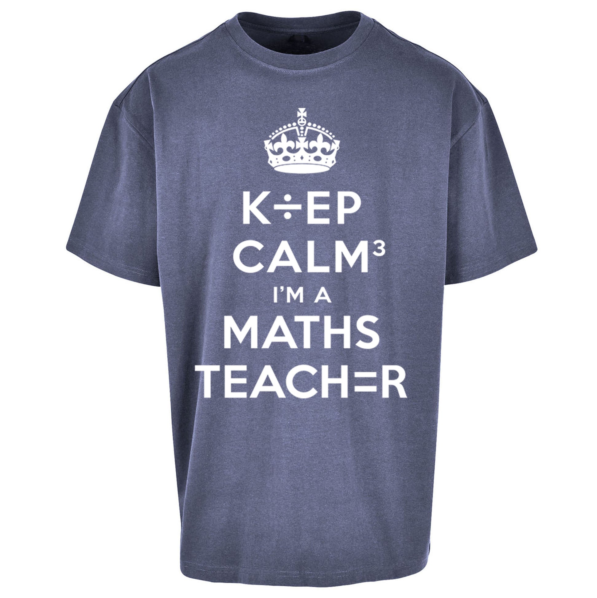 Keep Calm I’m A Maths Teacher Oversized T Shirt 