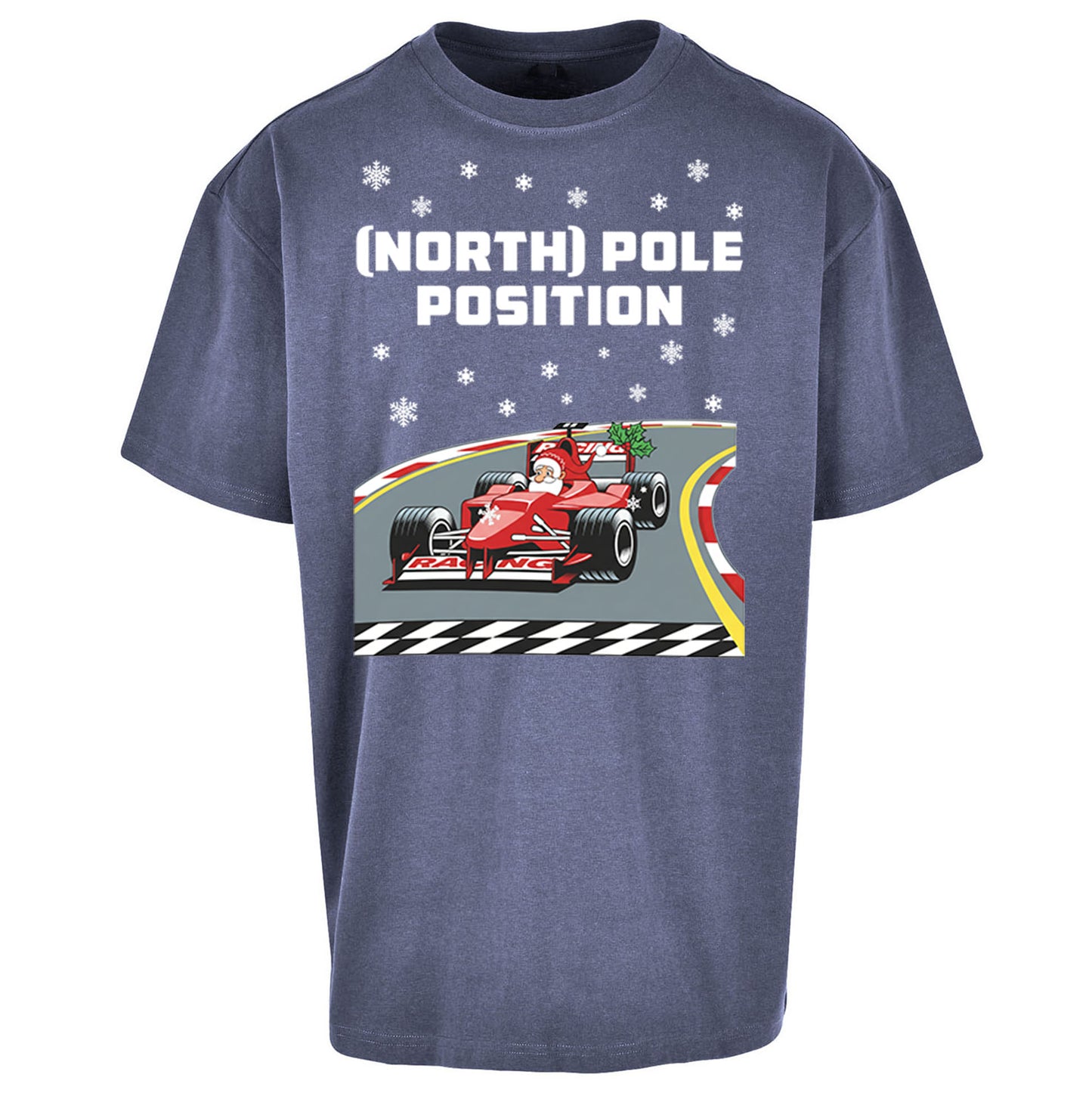 North Pole Christmas Oversized T Shirt