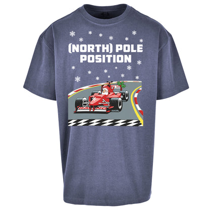North Pole Christmas Oversized T Shirt