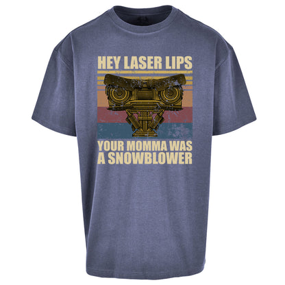 Hey Laser Lips Oversized T Shirt