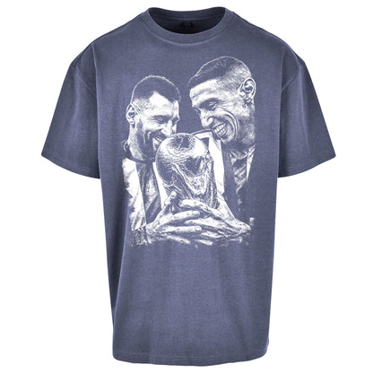 Lionel Messi Angel Di Maria Oversized T Shirt