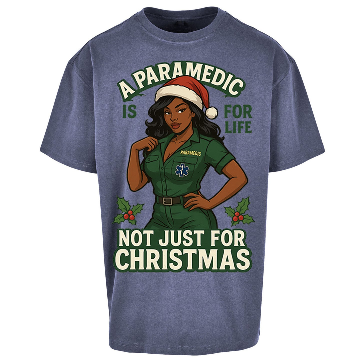Paramedic Xmas Oversized T Shirt