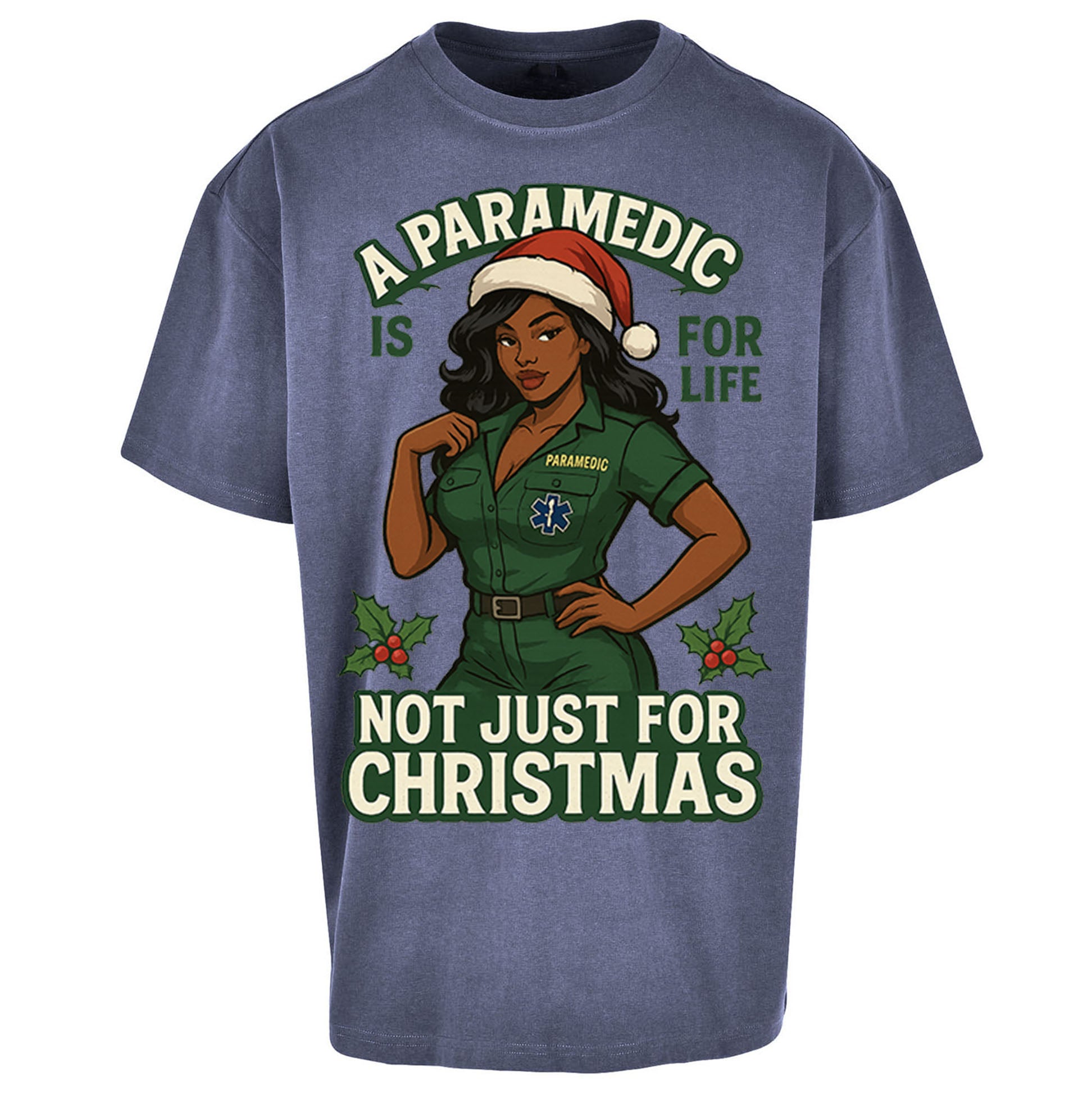 Paramedic Xmas Oversized T Shirt