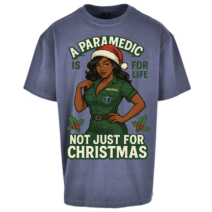Paramedic Xmas Oversized T Shirt