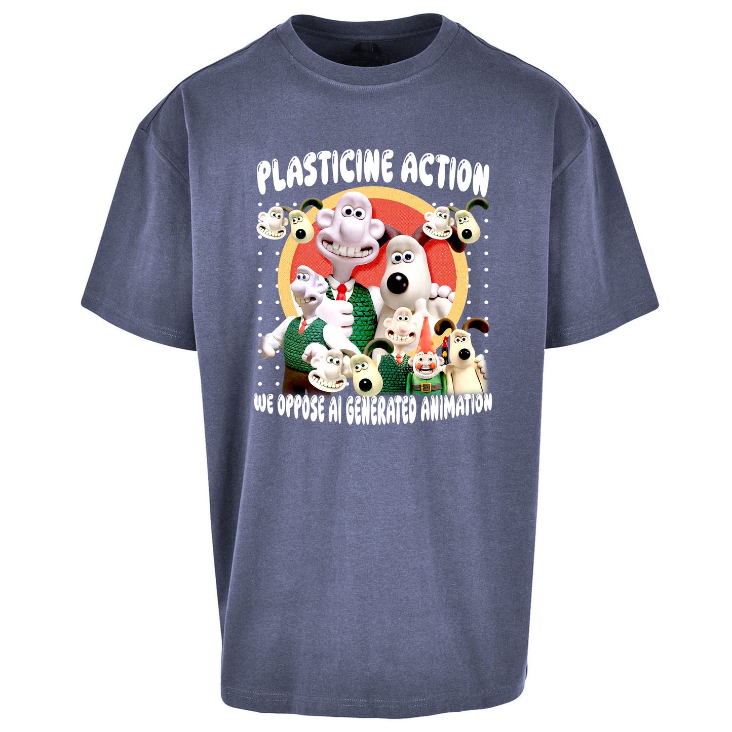 Plasticine Action Figure Oversized T Shirt
