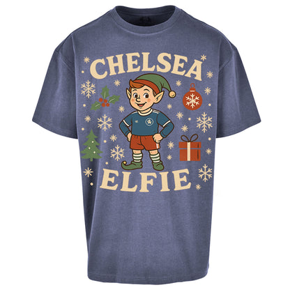 Chelsea FC Christmas Oversized T Shirt