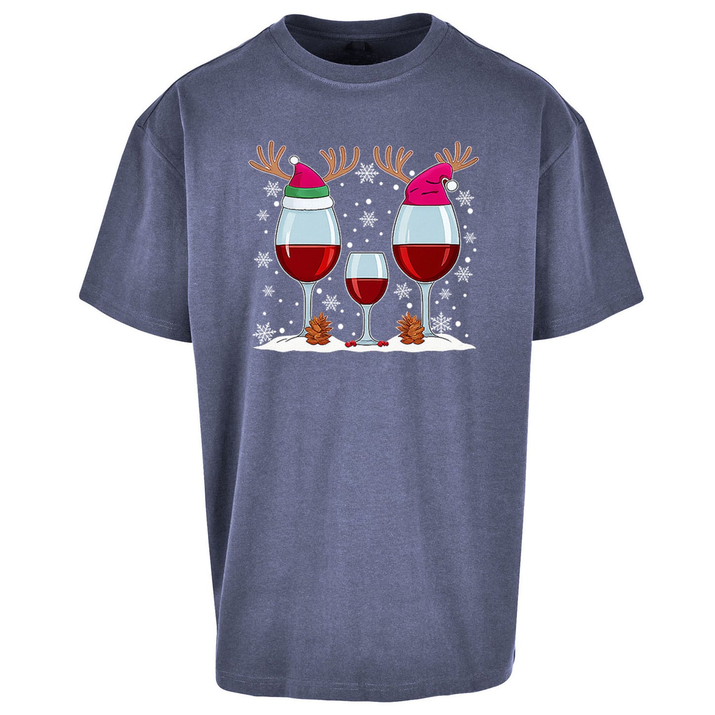 Red Wine Oversized T Shirt