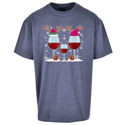 Red Wine Oversized T Shirt
