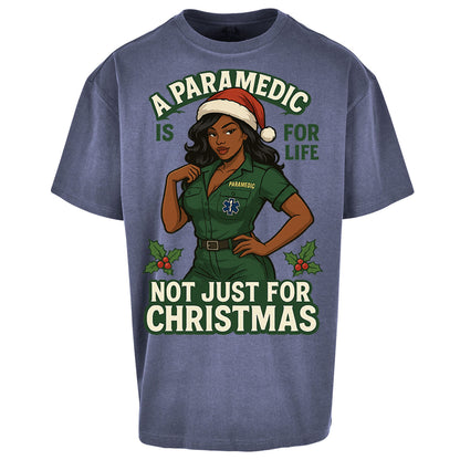 Paramedic Christmas Oversized T Shirt