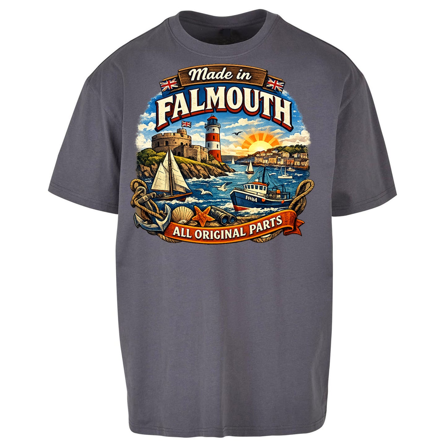 Made In Falmouth All Original Parts Oversized T Shirt