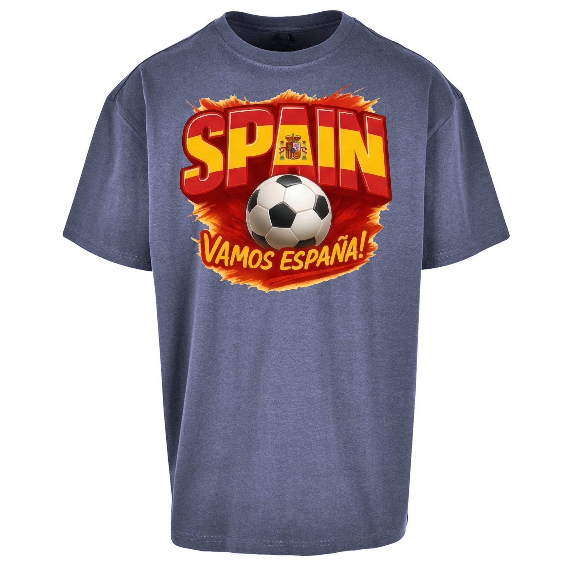 Spain Retro World Cup Oversized T Shirt