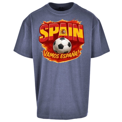 Spain Retro World Cup Oversized T Shirt