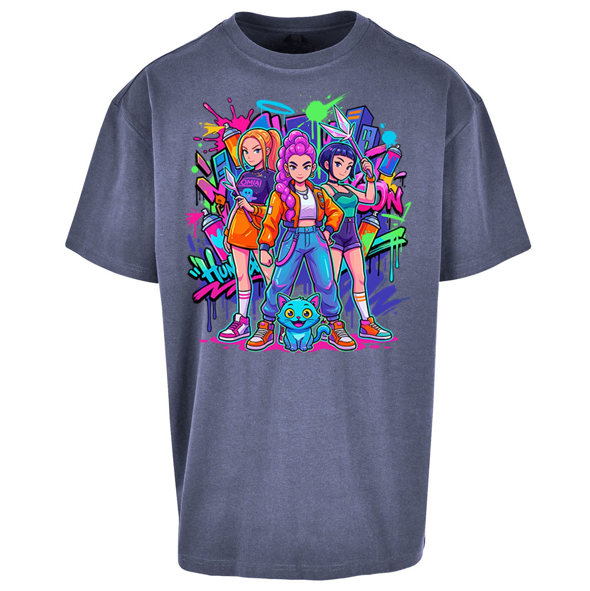 Demon Hunters Oversized T Shirt 