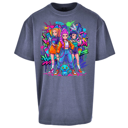 Demon Hunters Oversized T Shirt 