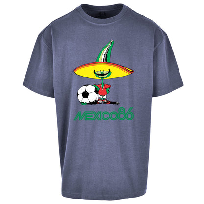 Mexico 86 Mascot Oversized T Shirt