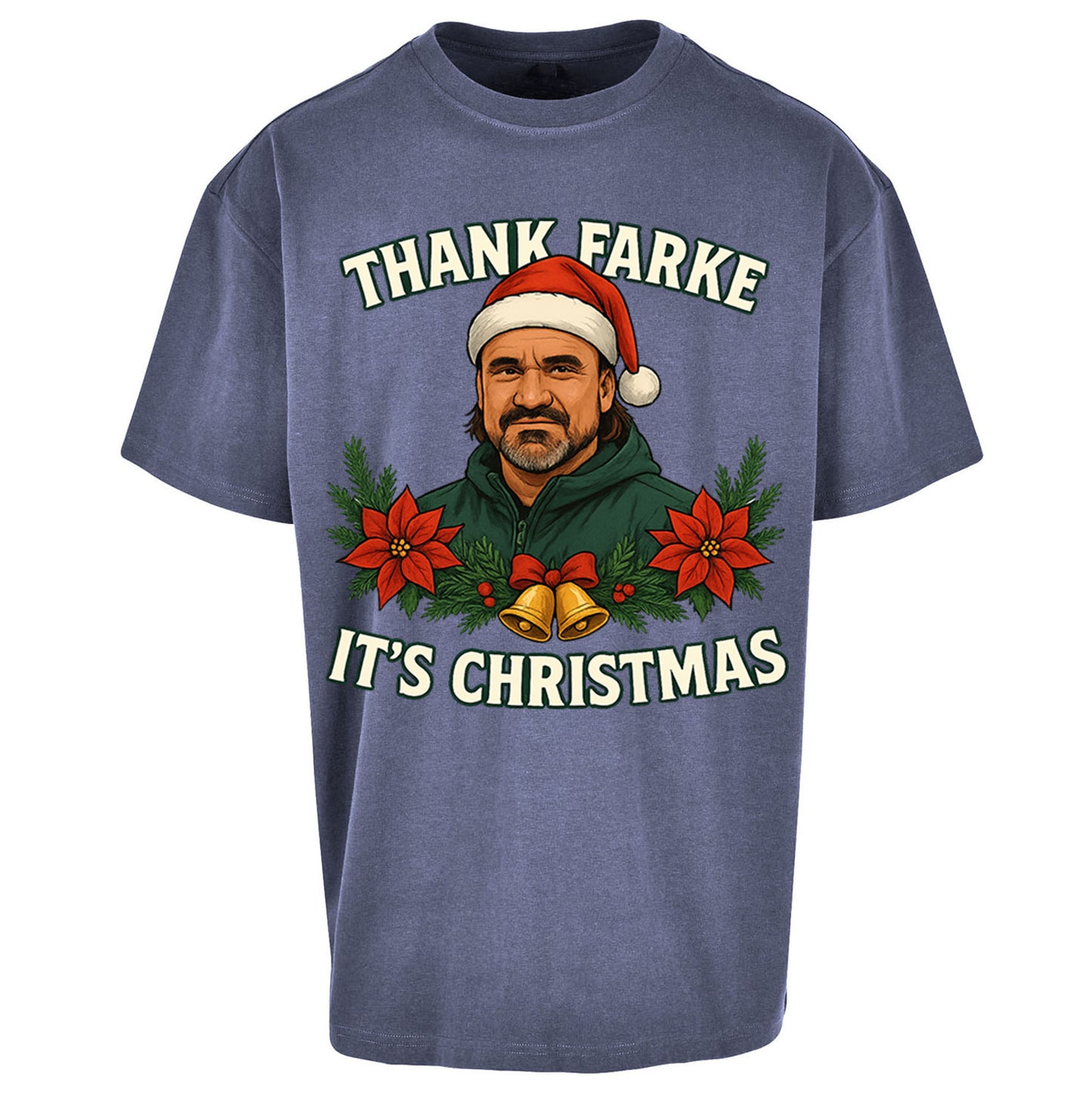 Leeds Utd Christmas Oversized T Shirt