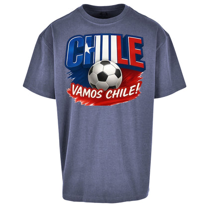 Chile Retro World Cup Oversized T Shirt
