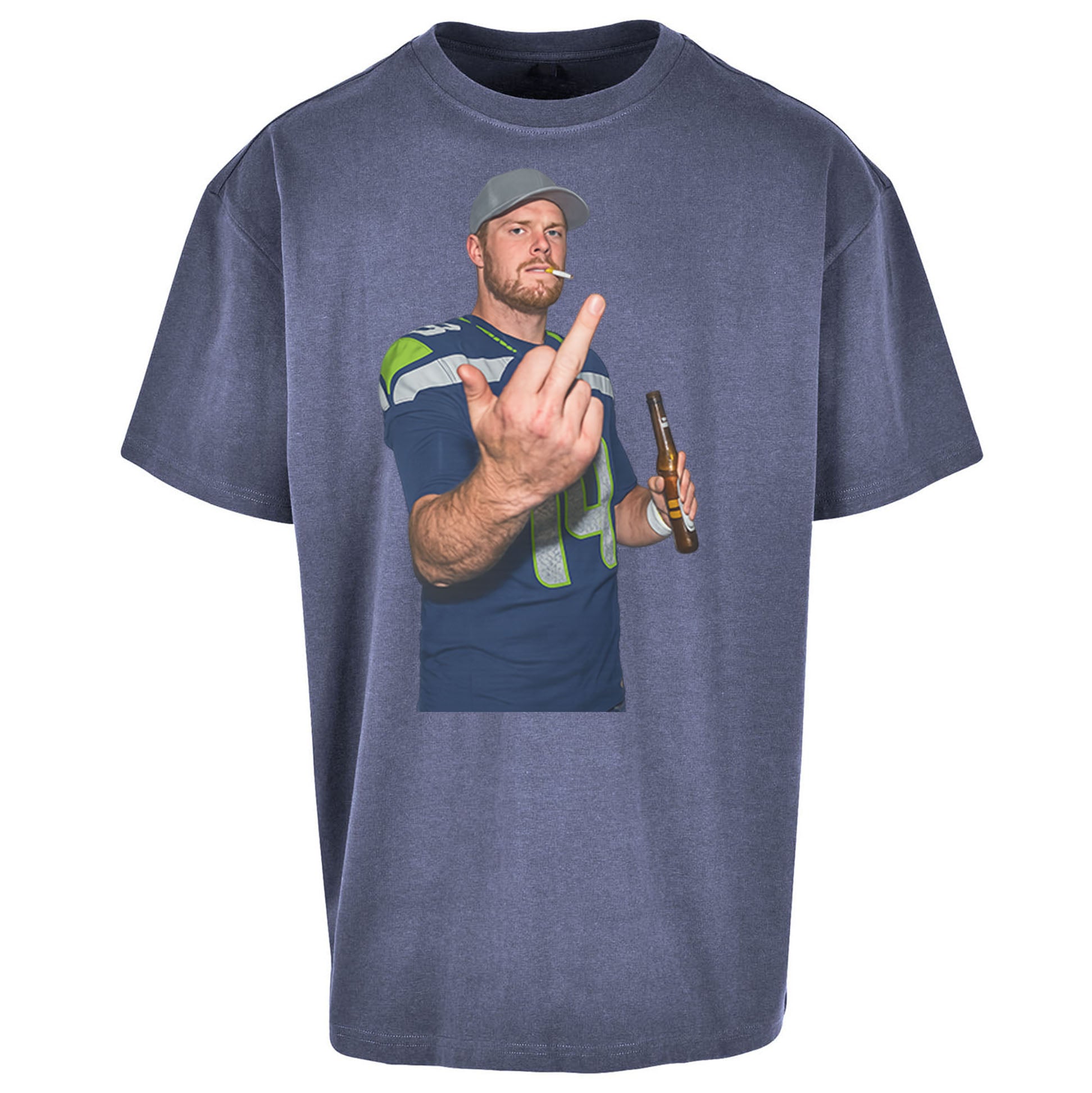 Steve Darnold Superbowl 2026 Oversized T Shirt