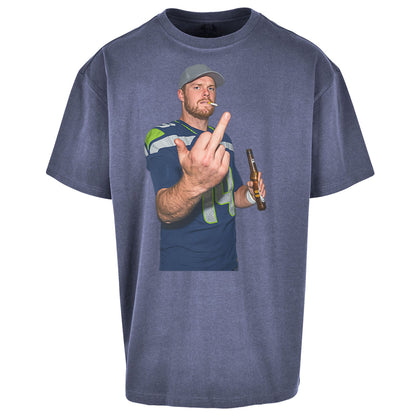 Steve Darnold Superbowl 2026 Oversized T Shirt