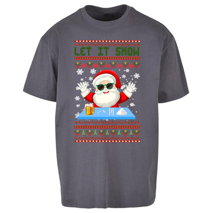 Santa Claus Christmas Oversized T Shirt