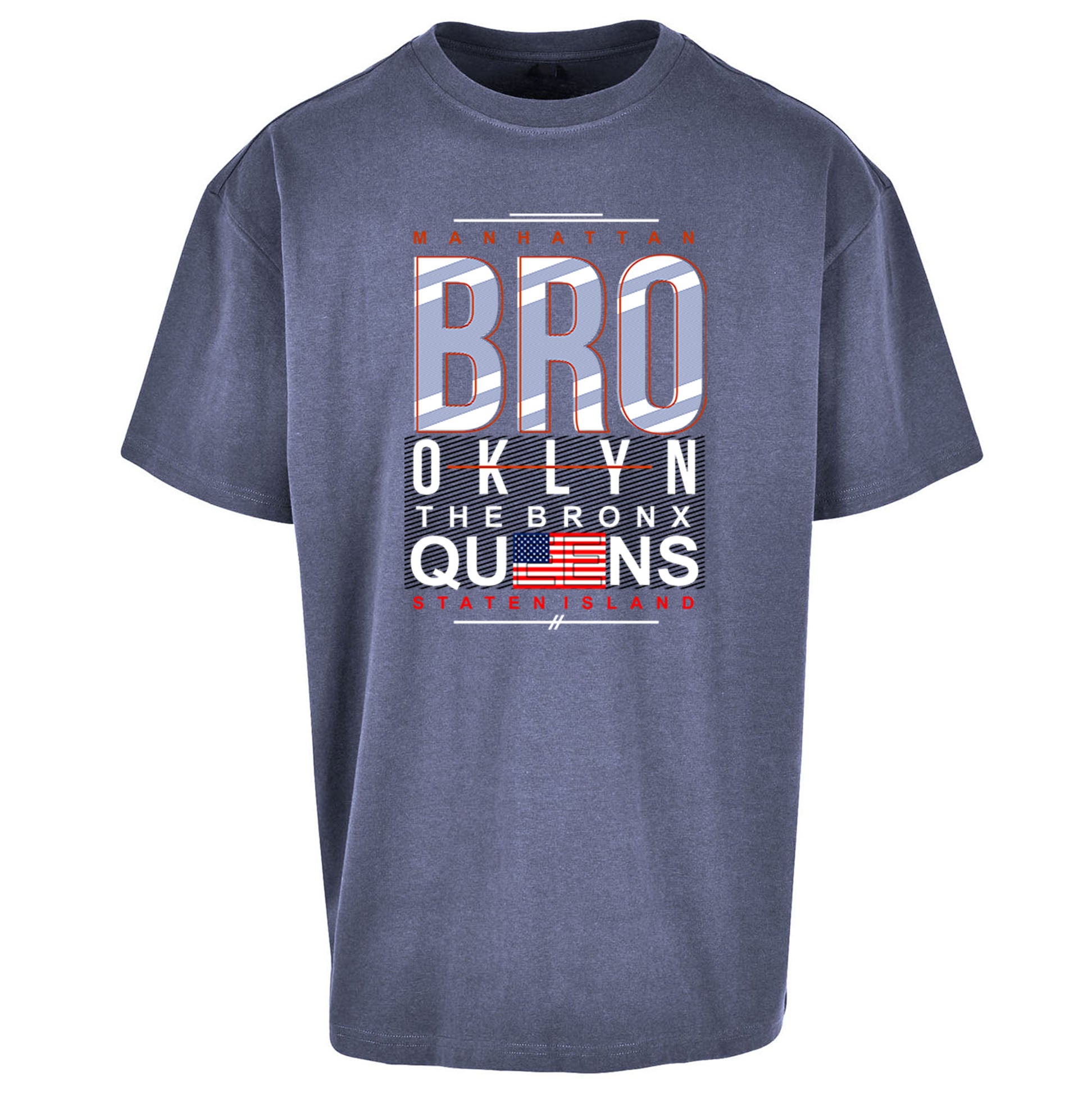 Brooklyn New York State Oversized T Shirt