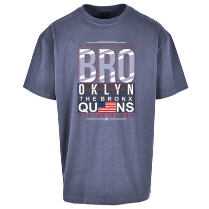 Brooklyn New York State Oversized T Shirt