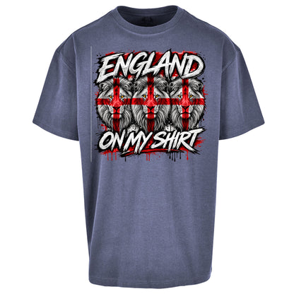 England 3 Lions World Cup 2026 Oversized T Shirt