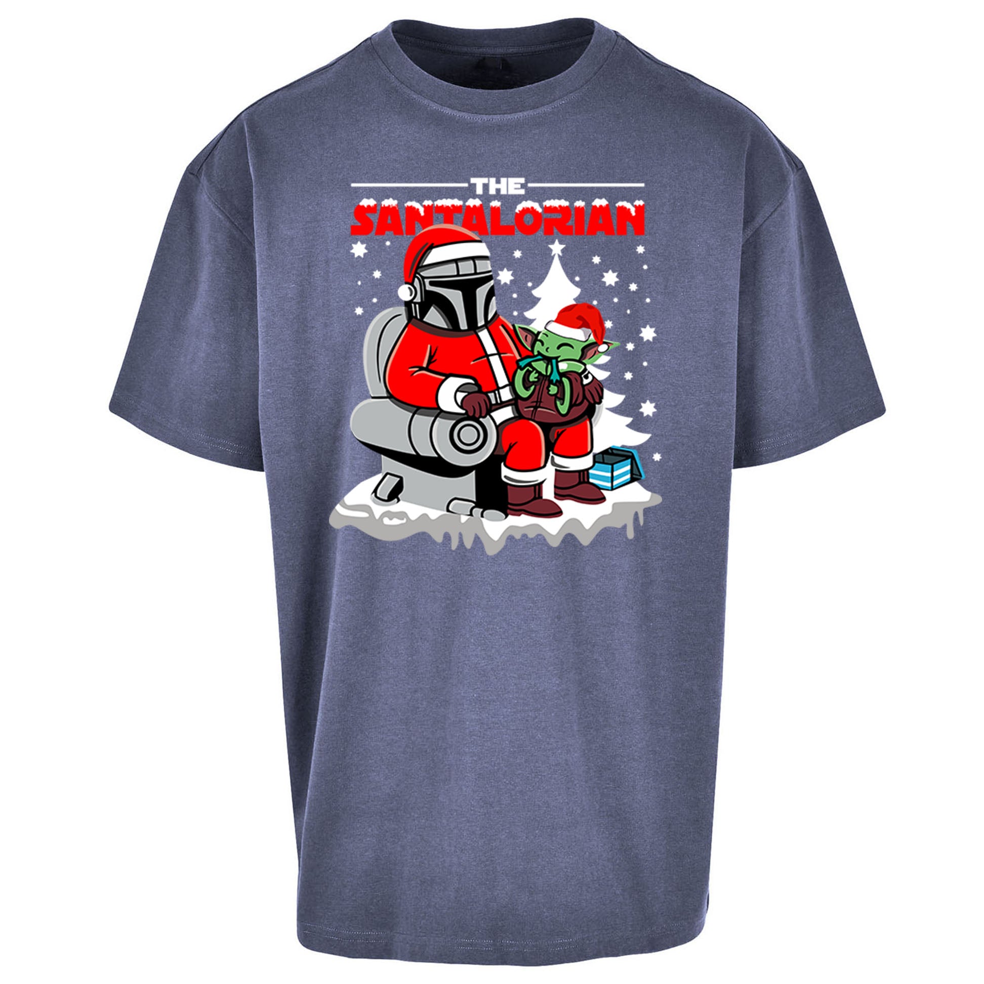 Mandalorian Christmas Oversized T Shirt