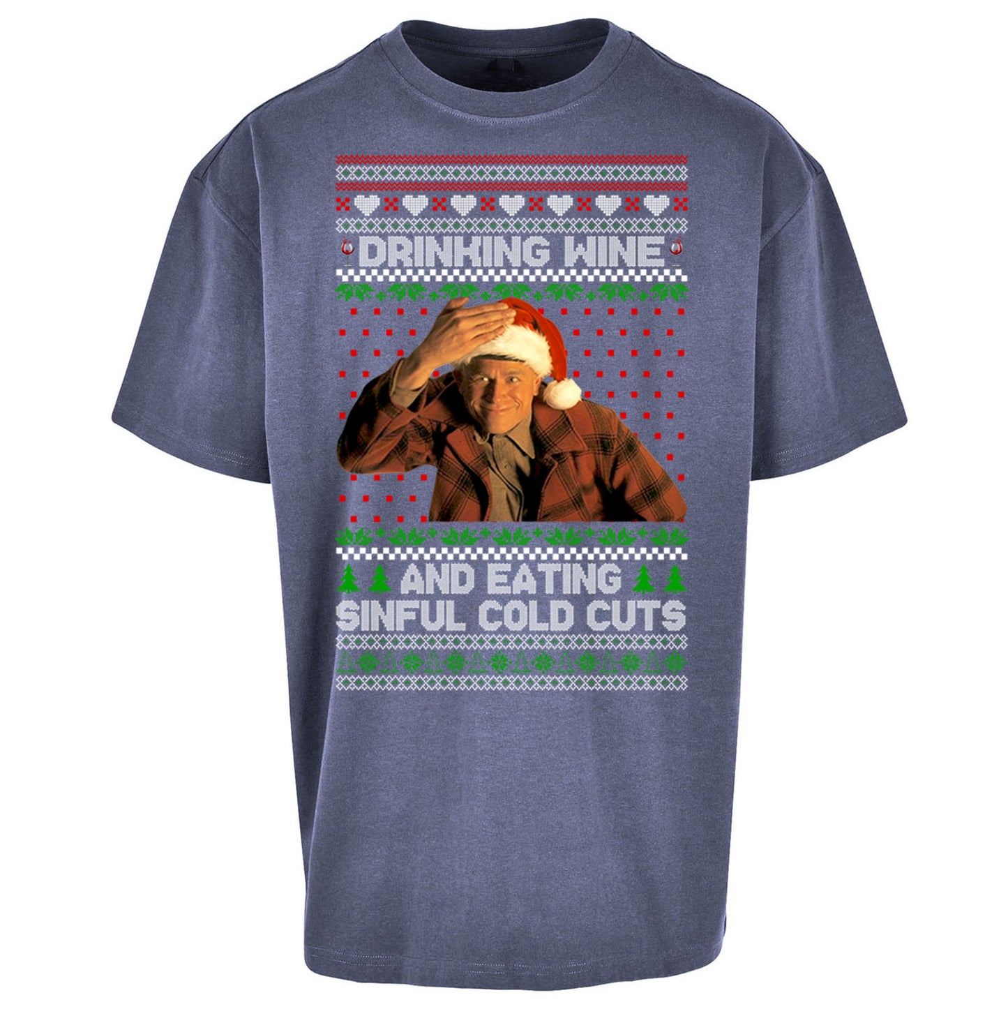 Ed Gein Wine Christmas Oversized T Shirt