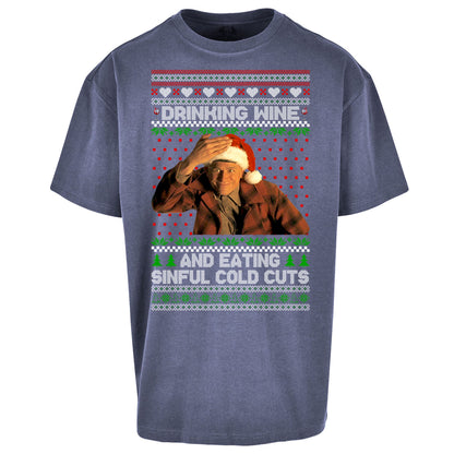 Ed Gein Wine Christmas Oversized T Shirt
