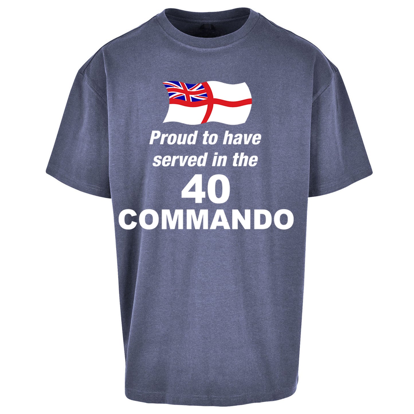 40 Commando Royal Marines Oversized T Shirt