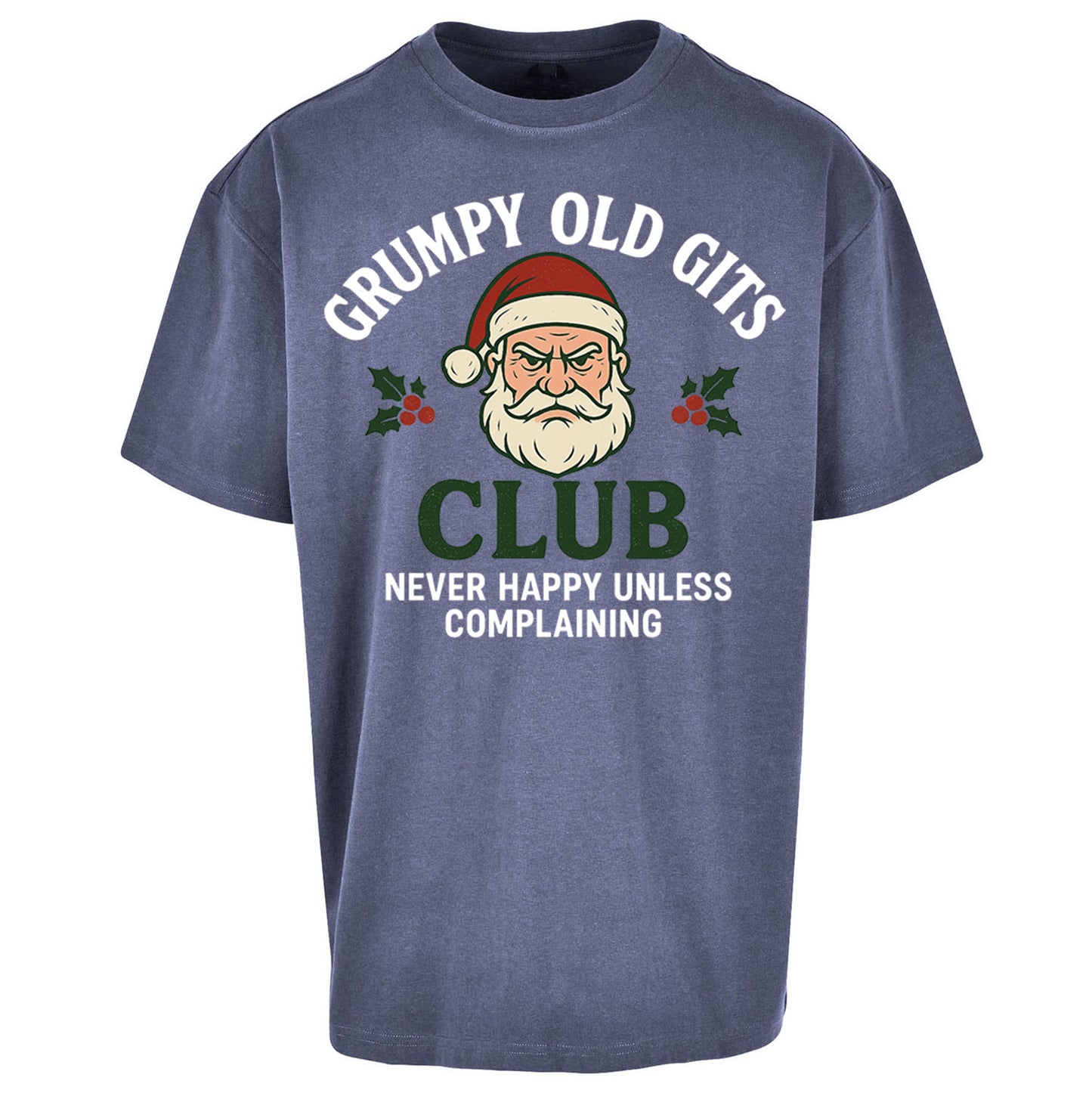 Grumpy Christmas Oversized T Shirt