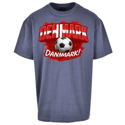 Denmark Retro World Cup Oversized T Shirt